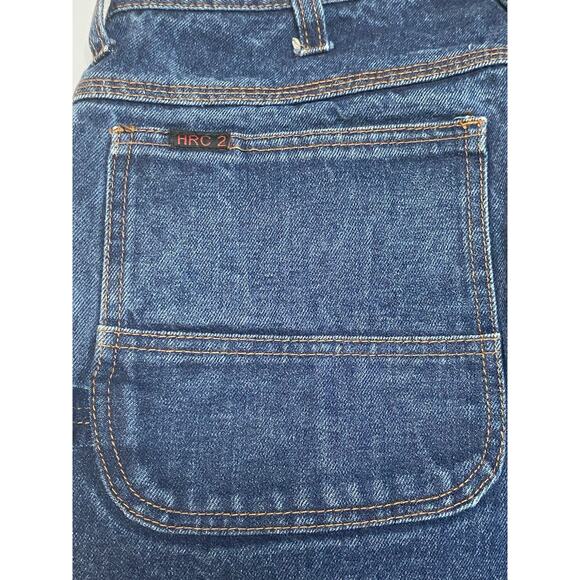 Key FR Mens Blue Jeans HRC2 Cotton Sze 36x32 Welding Workwear - Picture 8 of 10